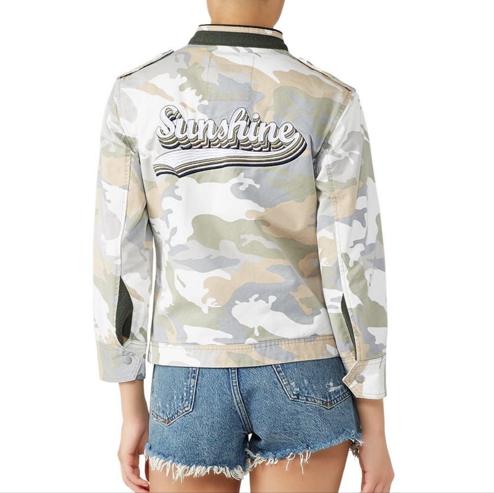 Flawed Zadig and Voltaire Cavi Camo Jacket - Picture 3 of 10